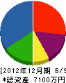 富士建設 貸借対照表 2012年12月期