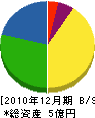 川田組 貸借対照表 2010年12月期
