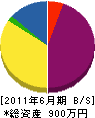 村田電気工業 貸借対照表 2011年6月期