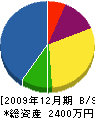 岡上電機 貸借対照表 2009年12月期