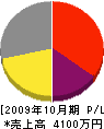 日鴻舗道 損益計算書 2009年10月期