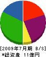 神奈川美研工業 貸借対照表 2009年7月期