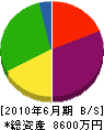 高田工務店 貸借対照表 2010年6月期