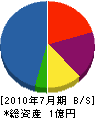 昭和テクノ工業 貸借対照表 2010年7月期 昭和テクノ工業 貸借対照表 2010年7月期