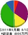 井本組 貸借対照表 2011年6月期