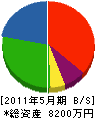 高橋電気 貸借対照表 2011年5月期