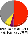 松井組 損益計算書 2012年5月期