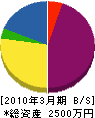 渋谷施設 貸借対照表 2010年3月期