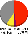 千代田起業 損益計算書 2013年3月期