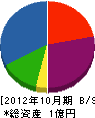 平塚工務店 貸借対照表 2012年10月期