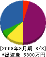 田村建設 貸借対照表 2009年9月期
