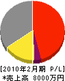 光電気工業所 損益計算書 2010年2月期