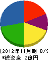 江川組 貸借対照表 2012年11月期