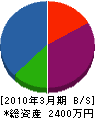 東弘商会 貸借対照表 2010年3月期