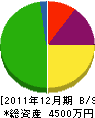 姫子建設工業 貸借対照表 2011年12月期