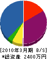 浜田電気商会 貸借対照表 2010年3月期