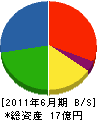 昭和 貸借対照表 2011年6月期