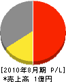 昭和開発 損益計算書 2010年8月期