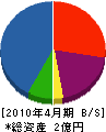石橋技研 貸借対照表 2010年4月期