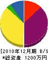 石井工務店 貸借対照表 2010年12月期