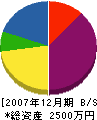松本板金 貸借対照表 2007年12月期