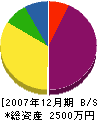 井上土木 貸借対照表 2007年12月期 井上土木 貸借対照表 2007年12月期