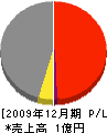 木島工務店 損益計算書 2009年12月期