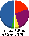 東洋エーシー 貸借対照表 2010年3月期