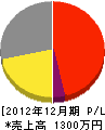 松﨑板金工作所 損益計算書 2012年12月期