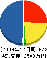 内田ポンプ店 貸借対照表 2009年12月期
