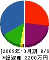 大越 貸借対照表 2009年10月期
