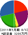 日東エンジニアリング 貸借対照表 2011年5月期