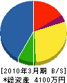 坂井電工 貸借対照表 2010年3月期