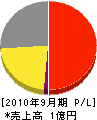 アスカ工業 損益計算書 2010年9月期