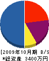 東亜ホーム 貸借対照表 2009年10月期