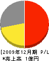 松原工務店 損益計算書 2009年12月期