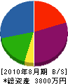 石川電機 貸借対照表 2010年8月期