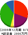 松栄工業 貸借対照表 2009年12月期