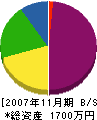 甲南電気工業 貸借対照表 2007年11月期