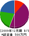 村田電設 貸借対照表 2009年12月期