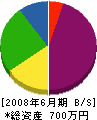 平井土木 貸借対照表 2008年6月期
