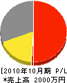 吉田電工 損益計算書 2010年10月期