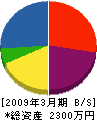 太田工業 貸借対照表 2009年3月期