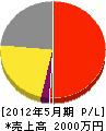 芹澤建設 損益計算書 2012年5月期