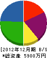 藤田建設興業 貸借対照表 2012年12月期