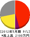 竹島産業 損益計算書 2012年5月期