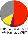 黒田電業 損益計算書 2010年6月期