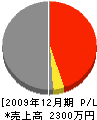 関野鉄工所 損益計算書 2009年12月期