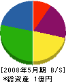 長谷川ホーム 貸借対照表 2008年5月期