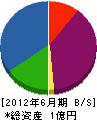 吉田電気 貸借対照表 2012年6月期